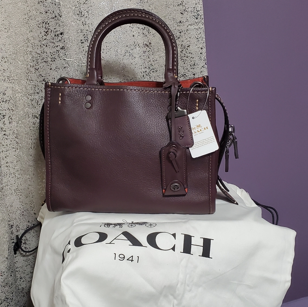 NWT Coach Rogue 25 Oxblood